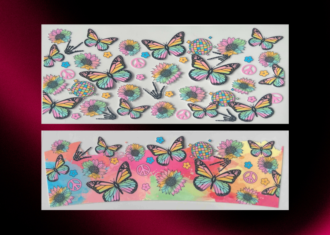 PEACE. LOVE. BUTTERFLY