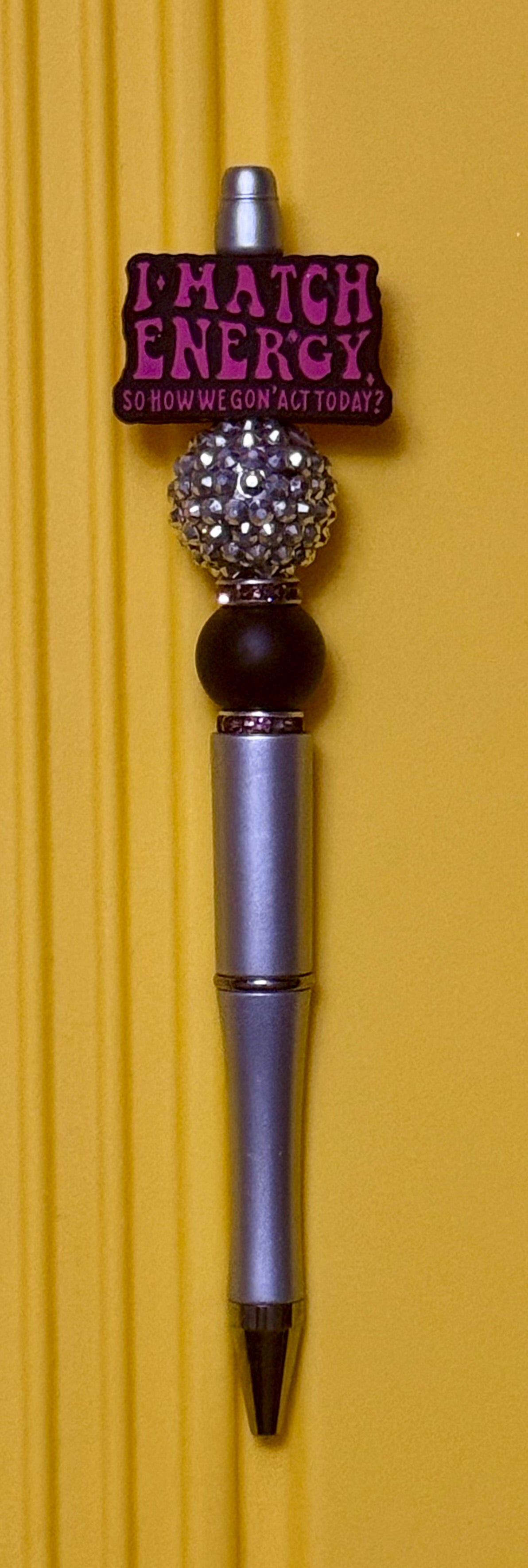 Beaded Pen with Focal