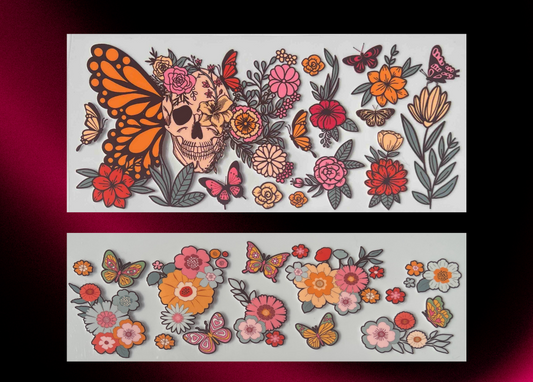 RETRO-BUTTERFLY SKULL