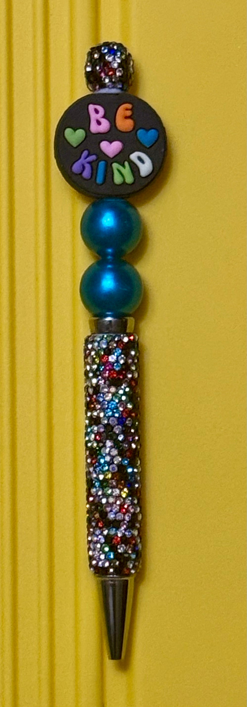 Rhinestone Beaded Pen with Focal