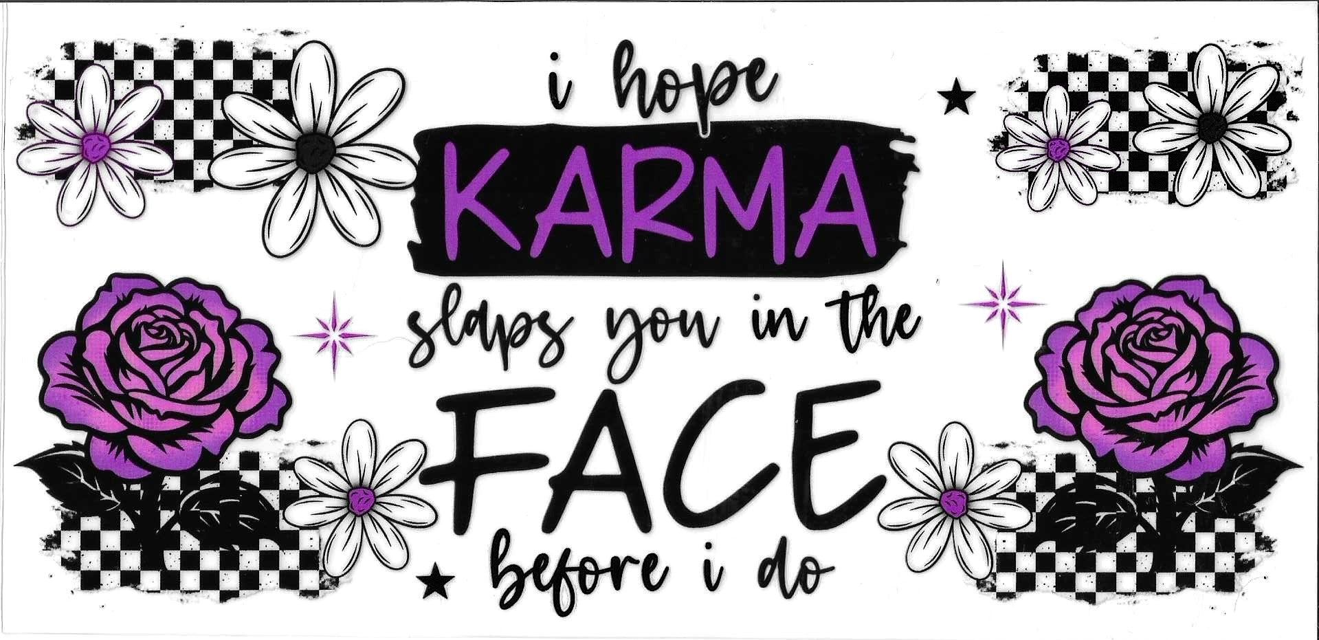 Decorative banner with purple roses, flowers, and text on a white background