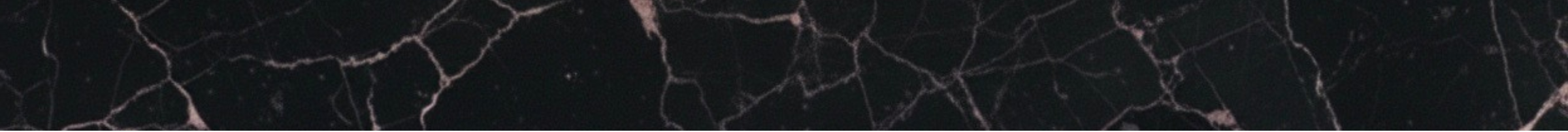 Marble strip with black and gray veins