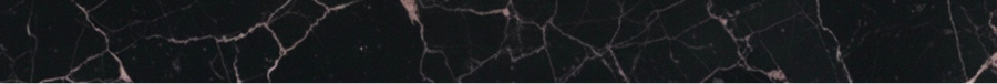 Marble strip with black and gray veins